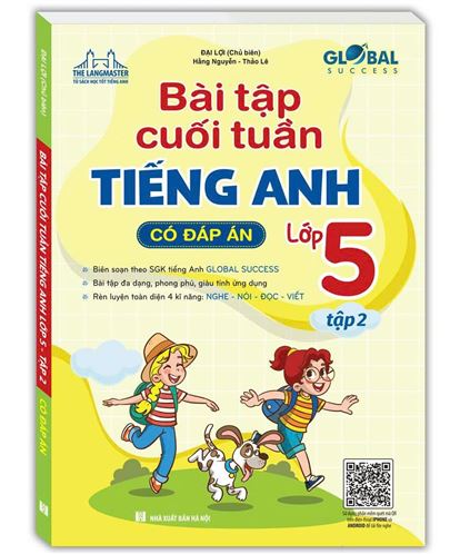  Bài tập cuối tuần Tiếng Anh lớp 5 Global Succsess (có đáp án) tập 2