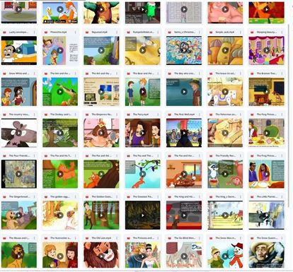 Gần 60 video truyện cổ tích luyện nghe – phát âm – ngữ điệu cho các bé
