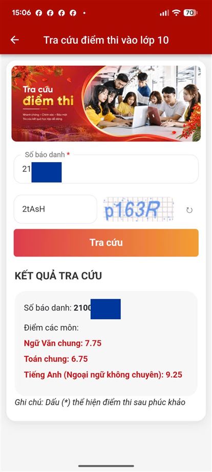 Chúc mừng các con đã hoàn thành kì thi vào 10 với điểm số tốt Part 1