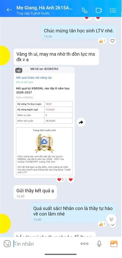 Hà Anh đậu Lương Thế Vinh