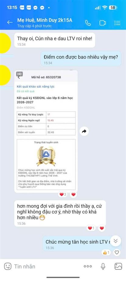 Minh Anh đậu LƯơng Thế Vinh