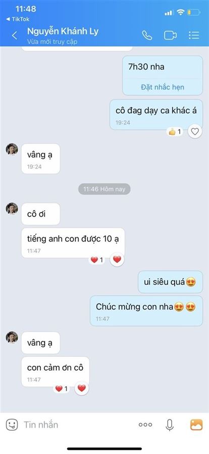 Điểm số của con được cải thiện khi theo học trung tâm (6)