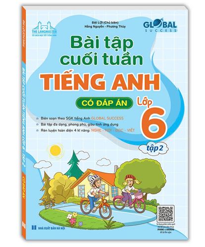 Bài tập cuối tuần Tiếng Anh 6 Global Success tập 2 (có đáp án)